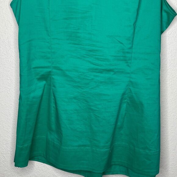 New York & Co. Stretch Top Green Nwt - Picture 6 of 9
